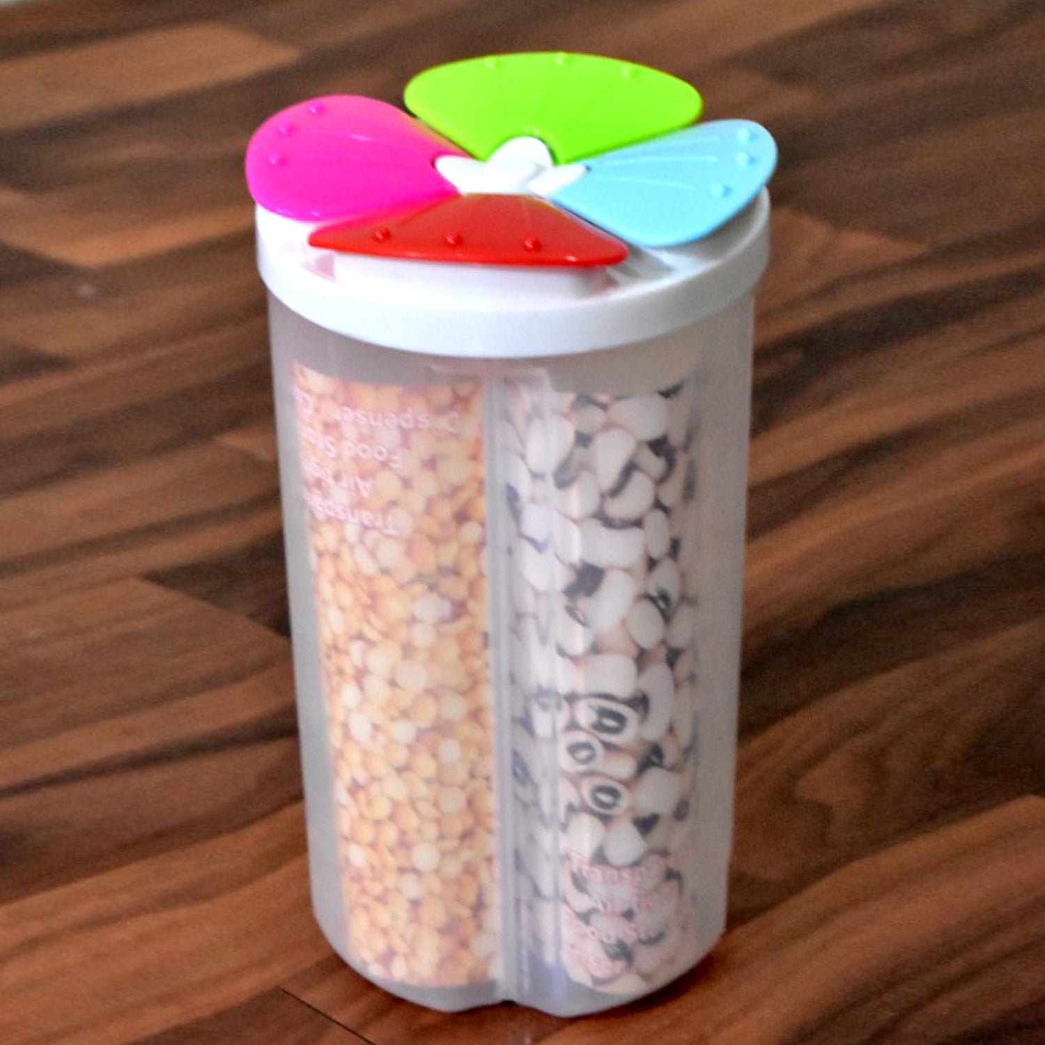 2822 4 Section Storage containers airtight Transparent Food Plastic Storage Container DeoDap 2822 4 Section Storage containers airtight Transparent Food Plastic Storage Container DeoDap